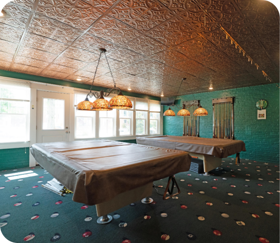 Fort McIntosh pool room